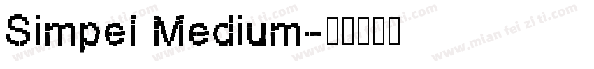 Simpel Medium字体转换